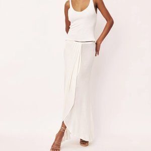 NWT Savannah Morrow Birdie Skirt Ivory - L